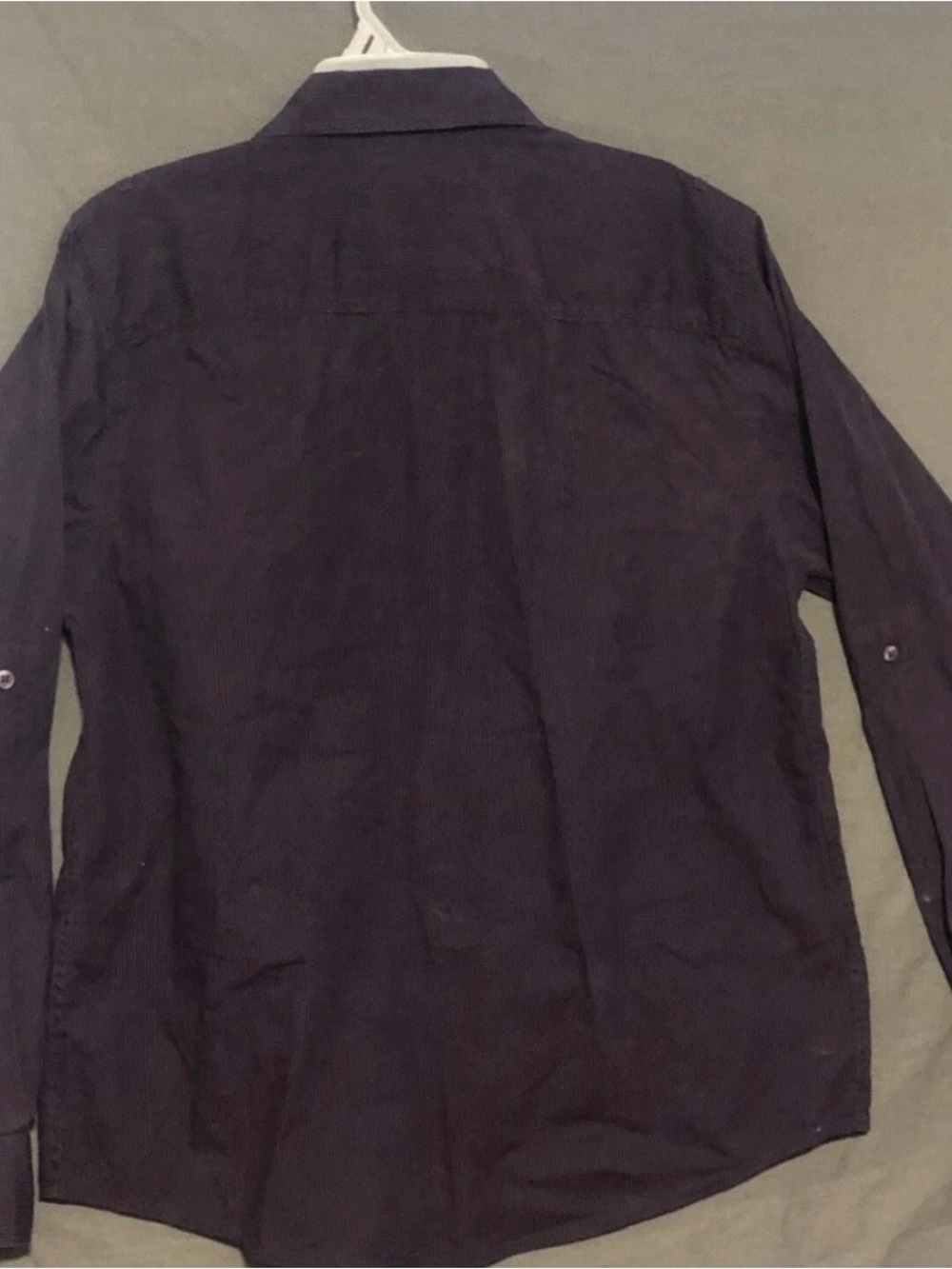 Drill Clothing Company Purple Strip Dress Shirt Size L - Picture 2 of 4